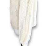 SheIn Sweater Retro Oatmeal Cropped Cable Turtleneck Neutral Knit Pullover Photo 8