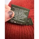Eddie Bauer  Lambswool Wool Blend Cardigan Orange Sweater Womens Size XXL Preppy Photo 4