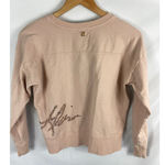 Calvin Klein blush Pink Sequin Crewneck Sweatshirt Size Small Photo 4