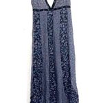 Free People NEW  Forever Time Maxi Dress In Black Combo Size Medium FLAWED Photo 7