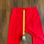 Zyia  Active Vibrant Red Leggings Photo 6