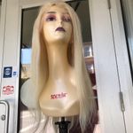 Fulllace Wig Blonde Human hair 16 inc 180DN Remy Photo 5