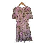 Julia Jordan Floral Print Fit & Flare Pink Smocked Waist Dress Size 6 New Photo 2