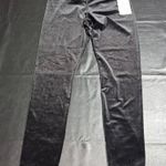 Athleta NWT Womens Black Elation Velvet Tight Pants Large Photo 0