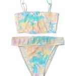 Billabong Rainbow Tide Aruba Bikini Bottoms & Sunny Tube Top Two Piece Set Photo 3