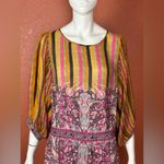 Anthropologie Sunpass Dress by Tanvi Kedia Orange Size S Beaded $198. E4 Photo 6