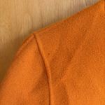 Carole Little Orange Wool Collarless Button Front Blazer Jacket Women's M Size M Photo 4