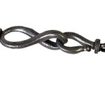 Vintage Bohemian Translucent Beaded Choker Necklace Intricate Pendant Clasp u Gold Photo 5