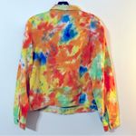 BP Orange Multi Tie Dye Denim Jacket Photo 3
