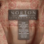 Norton Mcnaughton  Orange Floral Blazers Jackets Coats Business Formal Petite 10P Photo 5