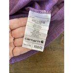Carhartt  Women's XS Purple Work Top Cotton Work Wear Western Ranch Photo 4