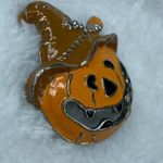 Halloween Orange Pumpkin Scarecrow Hat Jacko lantern Pin Brooch Jewelry Photo 5