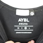 AYBL Black Seamless Long Sleeve Workout Top Size M Photo 2