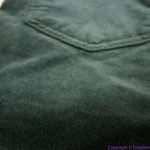 J Brand NEW Zion mid rise dark green velvet skinny pants in moorland, 24 Photo 14