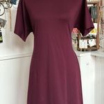 EXPRESS Deep Burgundy Midi Dress Photo 1