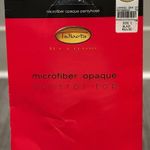 Talbots Vintage 90s  Microfiber Opaque Control Top Pantyhose Black Size C Retro Photo 0