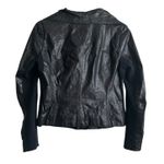 Banana Republic Women Soft Leather Jacket M Brown Moto Rocker Y2K Retro 90s Photo 2