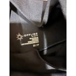 Aerie OFFLINE By  Real Me High Waisted Crossover Rib Super Flare Legging XS Black Photo 4