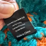 POL NWT  Colorful Crochet Cowl Sweater Photo 9