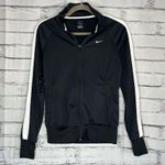 Nike The Athletic Dept Full Zip Track Jacket Black White Stripes Size S SP Y2K Photo 0