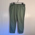 Old Navy Pixie Mid-Rise Green Dress Pants Size 12 Regular 26” Inseam Women’s Photo 1