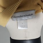 Christopher & Banks cute as a button pastel yellow flyaway cardigan size small Photo 5