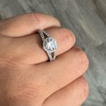 925 Silver Engagement Ring Photo 3