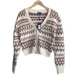 Rag and Bone  Willow Fair Isle Wool Cardigan Photo 2