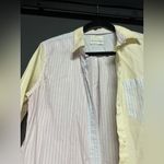 J.Crew NWOT  Classic-fit cotton poplin shirt cocktail stripe 10 Photo 4