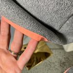 Columbia  PGF Womens Gray Fleece‎ Pullover Coral Trim Fishing Gear Mock Neck Photo 12