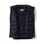 LANDS END WOMENS SMALL BLACK OUTWEAR DOWN PUFFER 600 VEST ZIPPER PADDED Photo 1