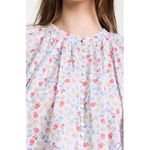 Something Navy Long Sleeve Flowy Button Up Floral Top Sz. S Photo 4