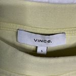 Vince Women's Light Yellow Crew Neck Sweater Photo 3