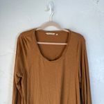 Soft Surroundings  M 3/4 Sl Scoop Neck Basic Casual Tunic Top Amber Lagen‎ Boho Photo 1