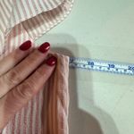 Club Monaco  Asmund Stripe Ruffle Tank Top Size S Blush Pink White Square Neck Photo 12