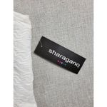 Sharagano  Womens Dress Size 8 White Stretch Sleeveless Belted Textured Maxi NEW Photo 14