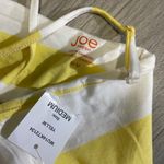 Joe Fresh Yellow and White Striped Tank Top Photo 1