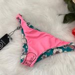 Wildfox 60s Floral Reversible Bikini Bottoms NWT Photo 1