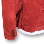 London Jean Rust Corduroy Blazer Jacket Fitted Tailored Stretch Retro Size 8 Photo 3