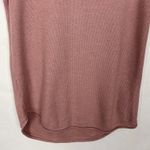 Hollister  Pink Short Sleeve Sweater Raw Neck Size Large Photo 3