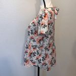 Downeast  floral small keyhole peplum blouse Photo 3