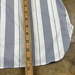 Lafayette 148 New York off shoulder dark indigo and White Striped Top
Size: M Size M Photo 9