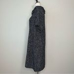 Style & Co  Gray Tweed Knit Short Sleeves Sweater Dress Photo 4