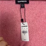 EXPRESS NWT Cozy Pink Longline Knit Open-Front Cardigan Sweater Photo 4