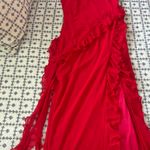More To Come Frankie Maxi Dress In Bright Red Size XS Photo 2