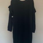 Current/Elliott Current/Elliot Black Dress Long Sleeve Photo 3