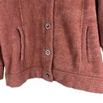 Tahari  Teddy Shirt Jacket Womens 2X Brown Textured Button Up Earthy Lagenlook Photo 1