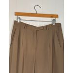 Max Studio  Trousers Pleated Brown Dress Pants Size 11/12 Photo 1