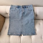 Abrand Jeans NWT Denim Midi A ‘99 Low Skirt SIZE 26 Photo 0