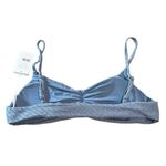ANDIE NWT Swim Dusty Slate Blue Size XL Symi Bikini Top Textured Adjustable Photo 1
